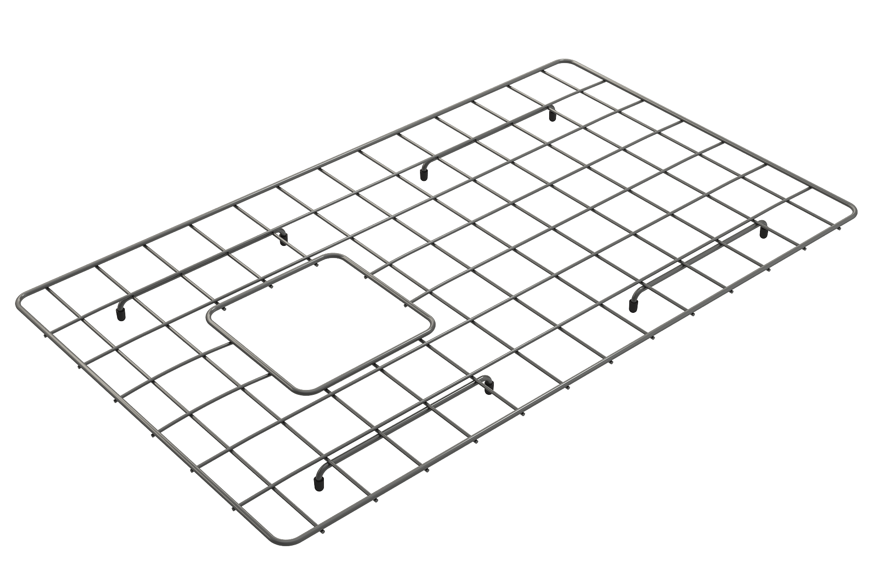 Stainless Steel Sink Rack in Gun Metal Finish for 30in. 1346/1347 Farmhouse Apron Front Fireclay Single Bowl Kitchen Sinks New Design